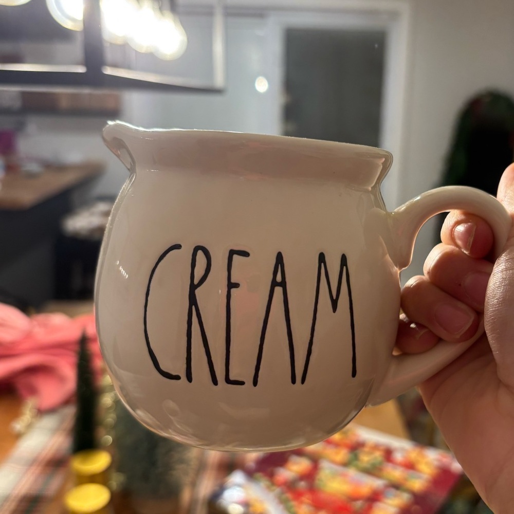 Rae Dunn cream pot